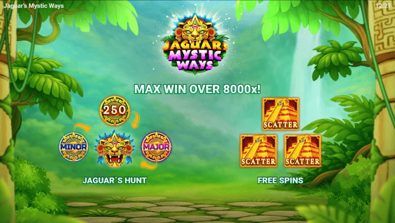 Jaguar's Mystic Ways - game loading screen